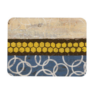 Honig-Kamm abstraktes I Magnet