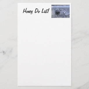 Honig listet auf! briefpapier