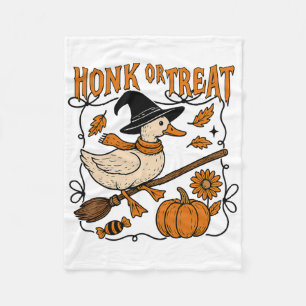 Honig oder Leckerei Halloween Gänse Niedlich Gänse Fleecedecke