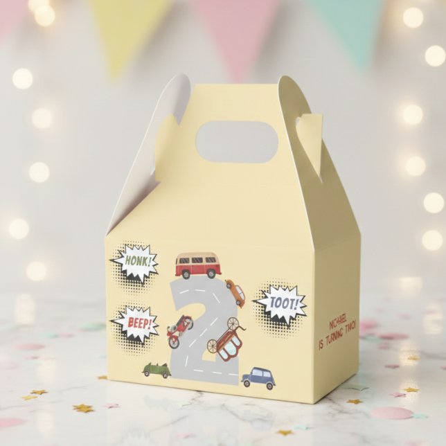 Honig Piepton Retrofahrzeuge zweite Junge Geburtst Geschenkschachtel (Von Creator hochgeladen)