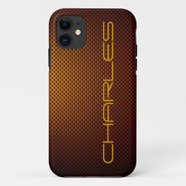 Honig-Russ-Faser gemustert Case-Mate iPhone Hülle