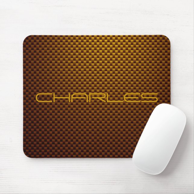 Honig-Russ-Faser gemustert Mousepad (Mit Mouse)