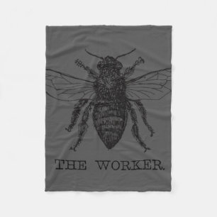 Honig Schwarze Hummel Arbeiterbiene Fleecedecke