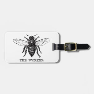 Honig Schwarze Hummel Arbeiterbiene Gepäckanhänger