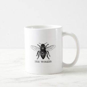 Honig Schwarze Hummel Arbeiterbiene Kaffeetasse