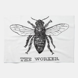 Honig Schwarze Hummel Arbeiterbiene Küchentuch