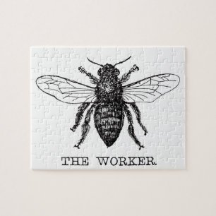 Honig Schwarze Hummel Arbeiterbiene Puzzle
