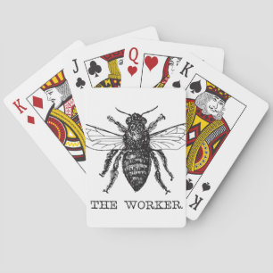Honig Schwarze Hummel Arbeiterbiene Spielkarten