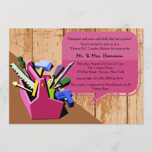 Honig-Tun Paar-Duschen-Einladung Einladung