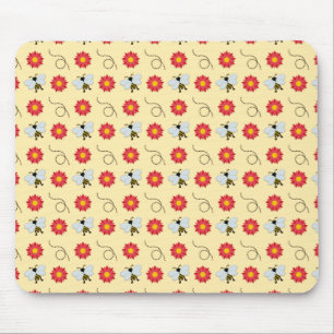Honig und Blume Mousepad