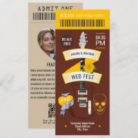 Honig Whiskey Rock ’n’ Roll Hochzeitsticket