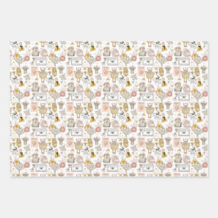 Honig zum Verkauf Geschenkpapier Set