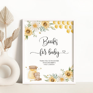 Honigbärenbücher für Babyposter Poster