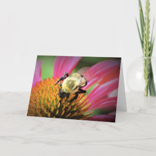 Honigbiene auf der Blume, Karte