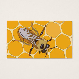 Honigbiene auf Honeycomb