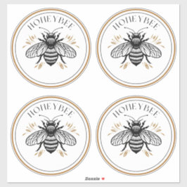 Honigbiene Aufkleber