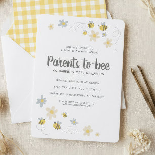 Honigbiene Baby Shower Einladung   Gingham & Gänse