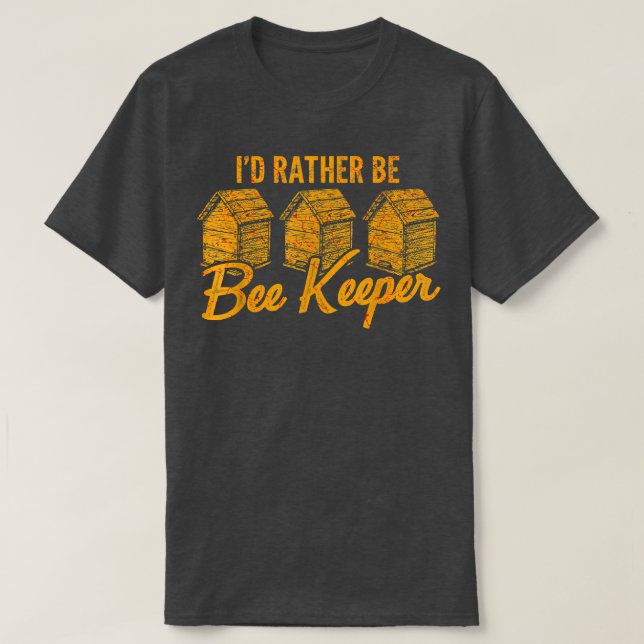 Honigbiene-Bauer Apiarist9 T-Shirt (Design vorne)