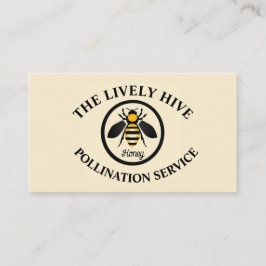 Honigbiene Beekeeper Pollination Service Honig Ver Visitenkarte