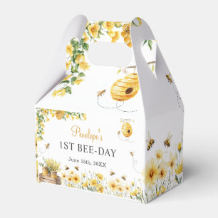 Honigbiene Blumen Geburtstag Baby Shower Geschenkschachtel