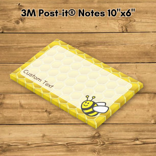 Honigbiene Cartoon Post-it Klebezettel