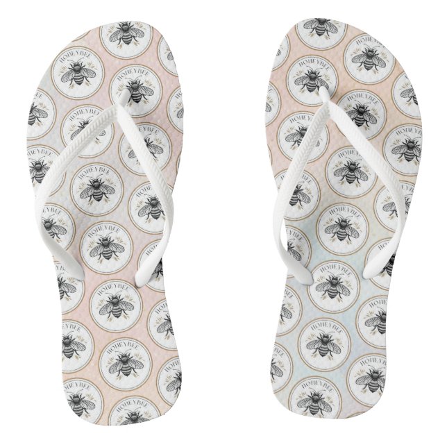 Honigbiene Flip Flops (Fußbett)