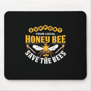 Honigbiene Gerettet Mousepad