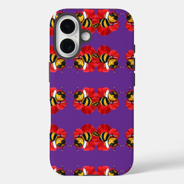 Honigbiene gut - Biene mit Haltung Case (Rückseite)