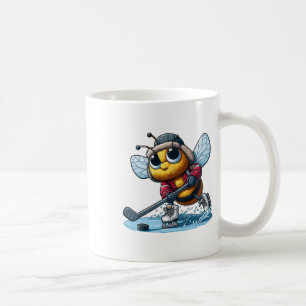 Honigbiene Hockeyspieler - Biene spielt Hockey Kaffeetasse