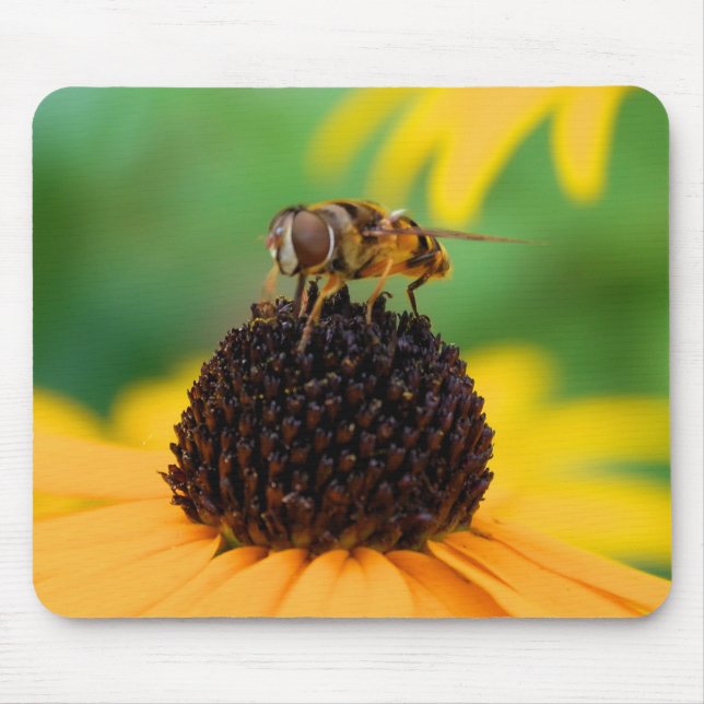 Honigbiene - Hummel - Mousepad (Vorne)