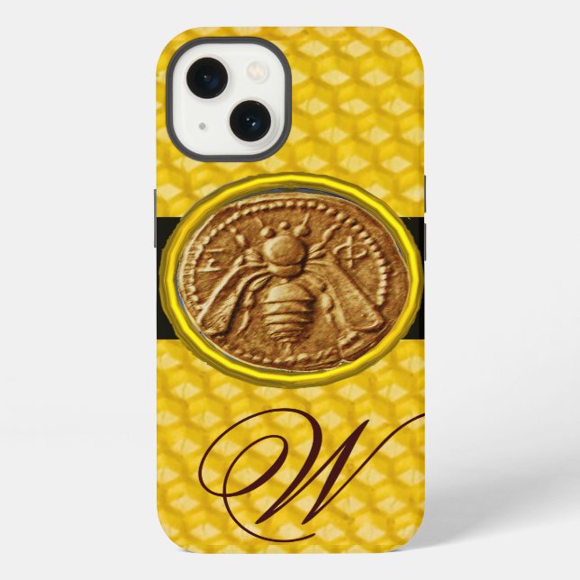 HONIGBIENE, IMBKER-MONOGRAMM iPhone HÜLLE (Rückseite)