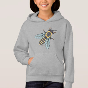 Honigbiene (lebendig) - Mädchen Hoodie