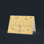 Honigbiene menorah<br><div class="desc">Honigbienen, die ein menorah für Chanukah schaffen</div>