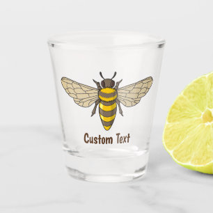 Honigbiene Schnapsglas