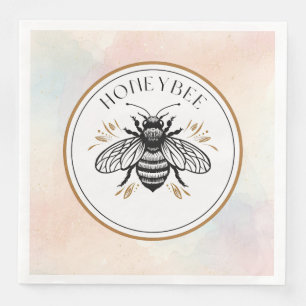 Honigbiene Serviette