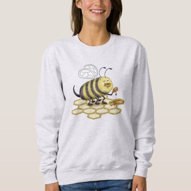Honigbiene Sweatshirt (Vorderseite)
