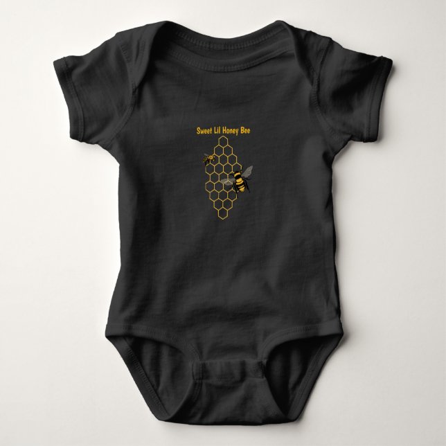 Honigbiene T - Shirt Baby Bodysuit (Vorderseite)