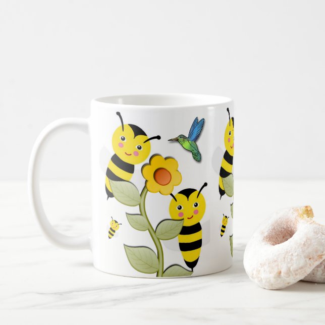 Honigbiene Tasse (Mit Donut)