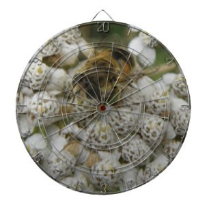 Honigbiene und Blume Dart Board Dartscheibe