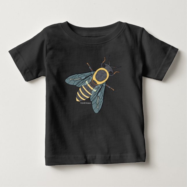 Honigbiene (vivid) - Baby-T - Shirt (Vorderseite)