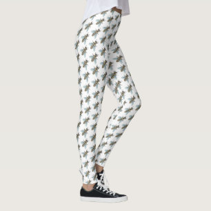 Honigbiene (weiß) - All-Over Leggings