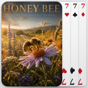 Honigbiene Wildblumenwiese TIERE Spielkarten