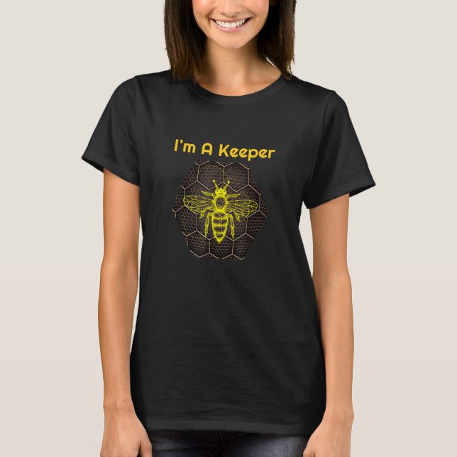 Honigbienen American Beekeeper Liebe Honey Bees T-Shirt (Vorderseite)