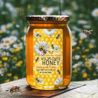 Honigbienen Apiary Wildblume Honey Bees Blume Jar