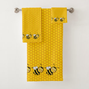Honigbienen Badhandtuch Set