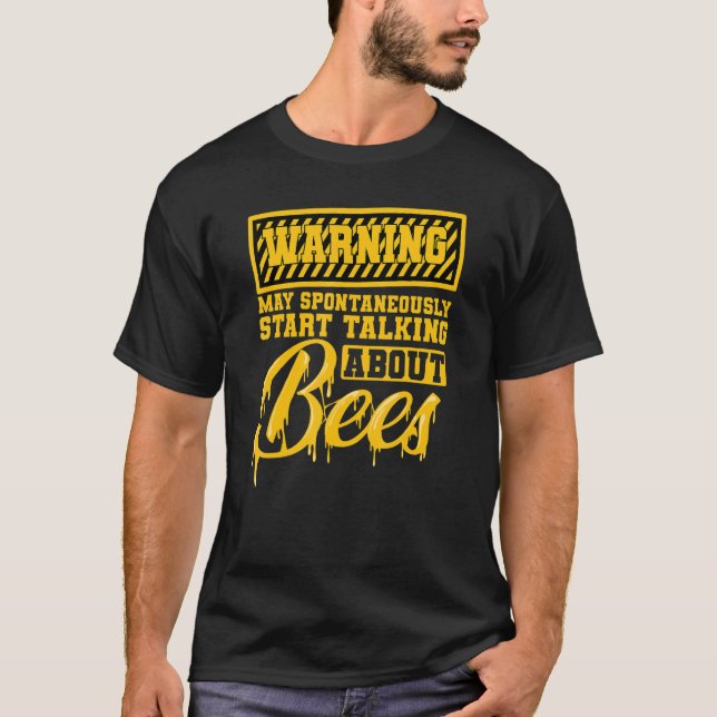 Honigbienen-Bienenhalter - Vortrag über Bienen T-Shirt (Vorderseite)