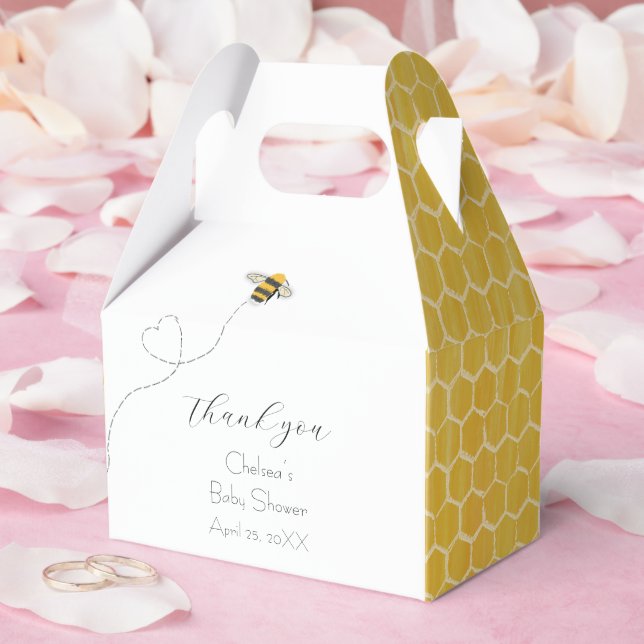 Honigbienen Favor Box Geschenkschachtel (Hochzeit)