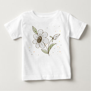 Honigbienen, Feen- und Baby-Bienen im nahtlosen Mu Baby T-shirt