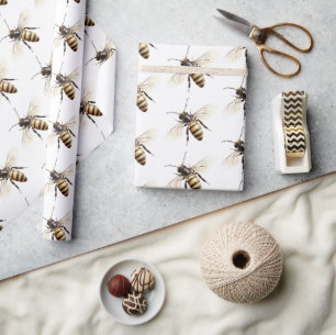 Honigbienen Geburtstag Geschenkpapier