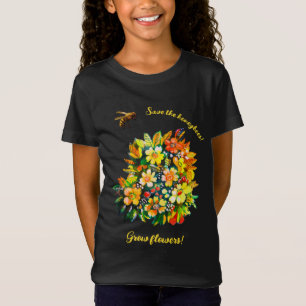 Honigbienen gerettet, Blume anbauen T-Shirt